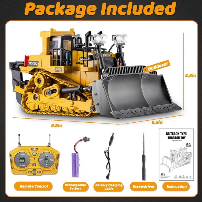 Samtop Rc Bulldozer Toys - Дистанционно
