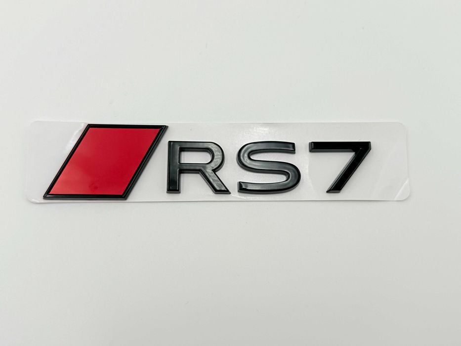 Emblema AUDI RS7 spate negru NOU