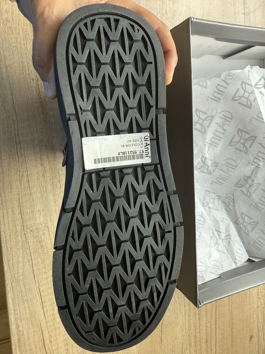 Чисто нови мъжки кожени боти Gianni