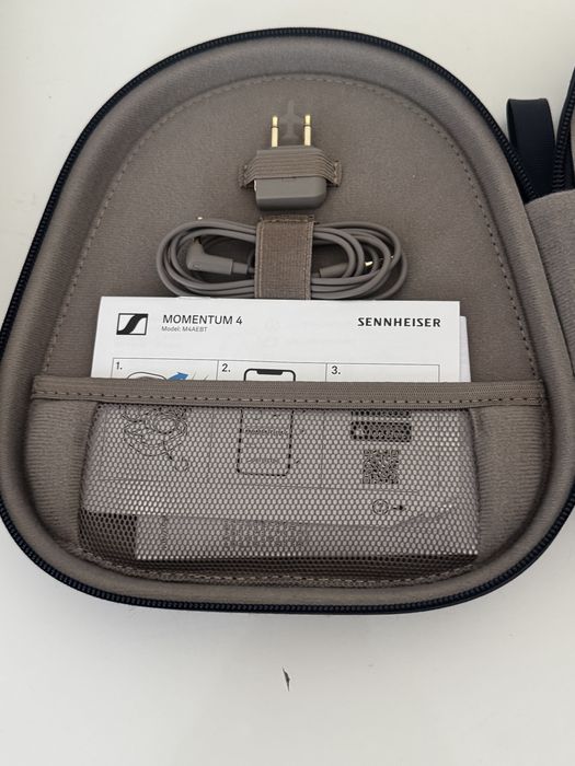 Безжични слушалки Sennheiser - Momentum 4 Wireless, ANC, сини