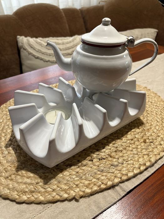 Керамичен свещник / подгревател с чаени свещи