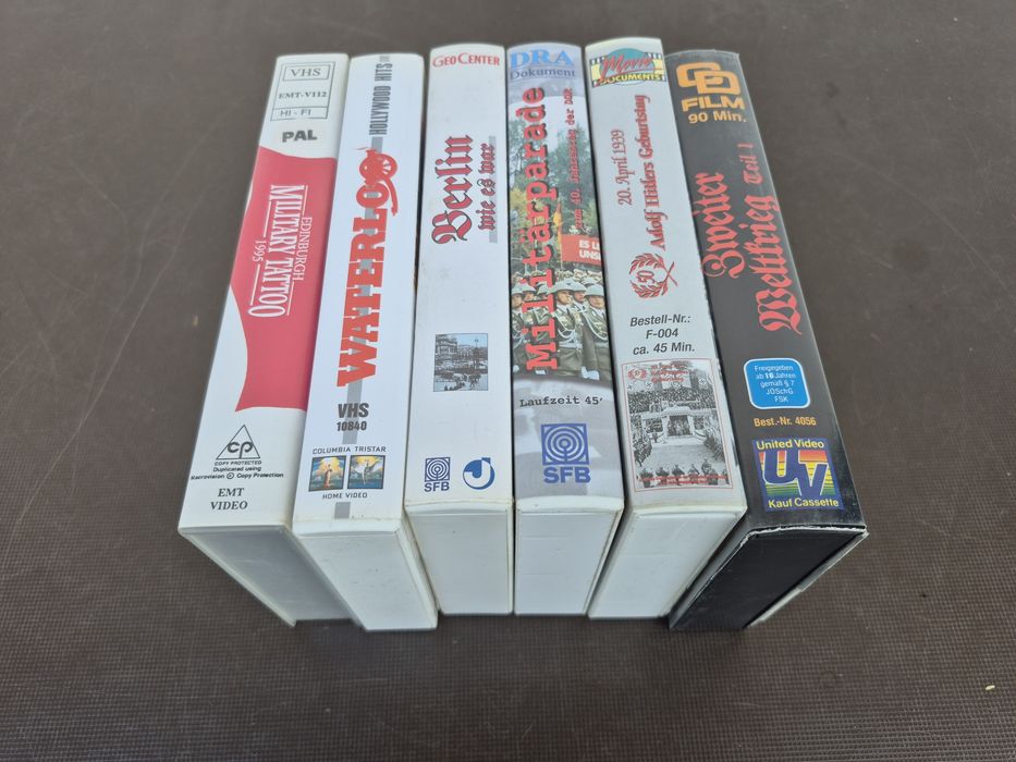 Vând Lot 12 casete video originale,Documentare & istorice