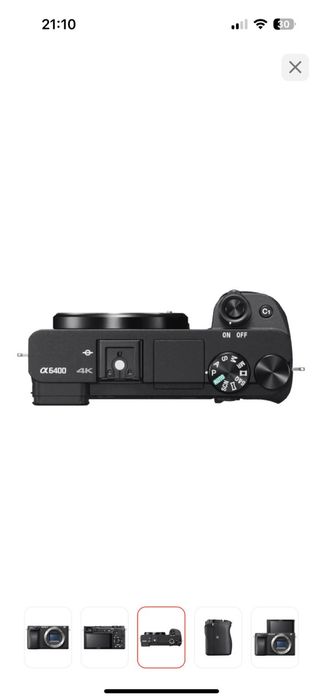 Фотоаппарат Sony 6400 body