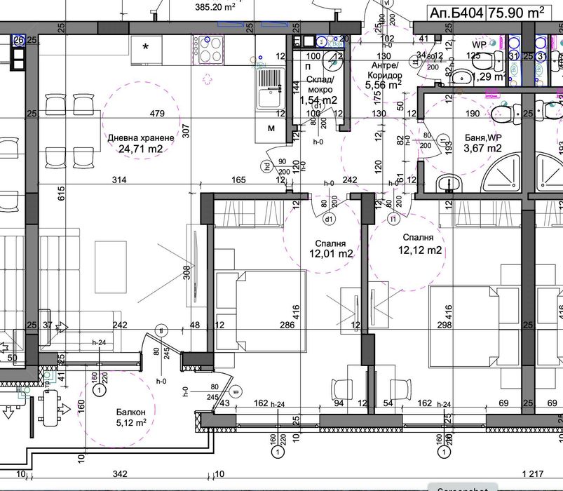 Продава се Тристаен апартамент в Бургас, Славейков - 103 кв.м за 1554 €/кв.м - Снимка #2