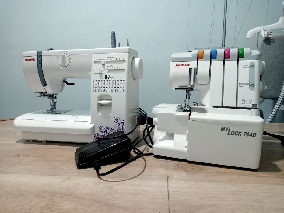 Швейная машинка и оверлок