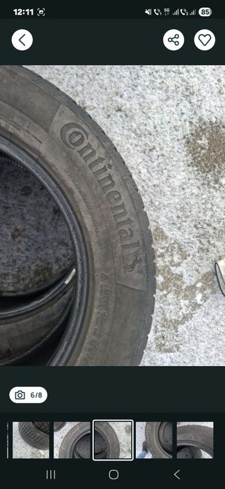 Vand 2 anvelope 225 60 17 continental de iarna bune