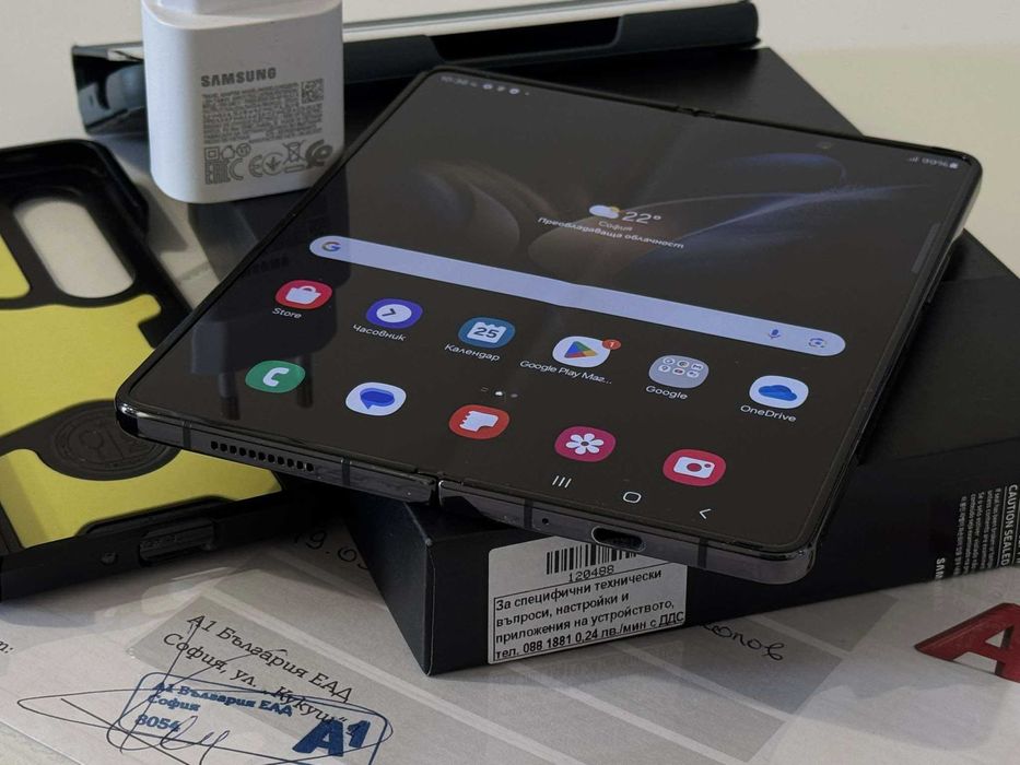 Гаранция! Бартер! Galaxy Z Fold 4 Phantom Black (Черен)