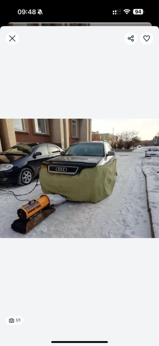 Отогрев легковых и грузовых авто