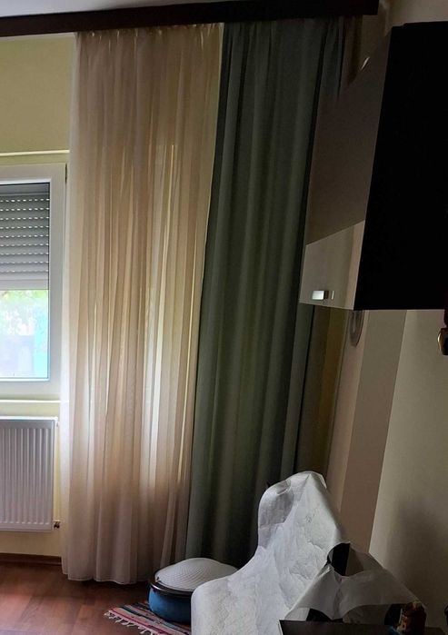 Perdea voal culoare bej
