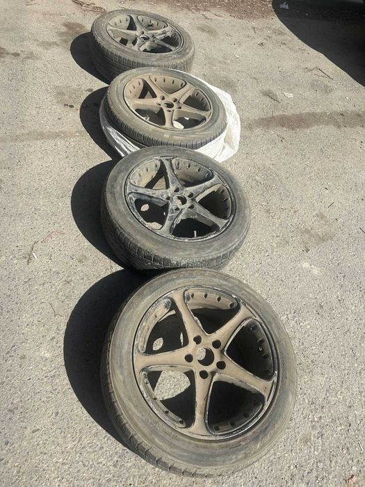 Титановый диск с резиной.