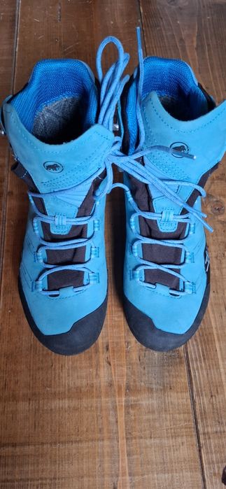 Vând bocanci de dama, Mammut Kento Advanced High GTX, albastru, mări