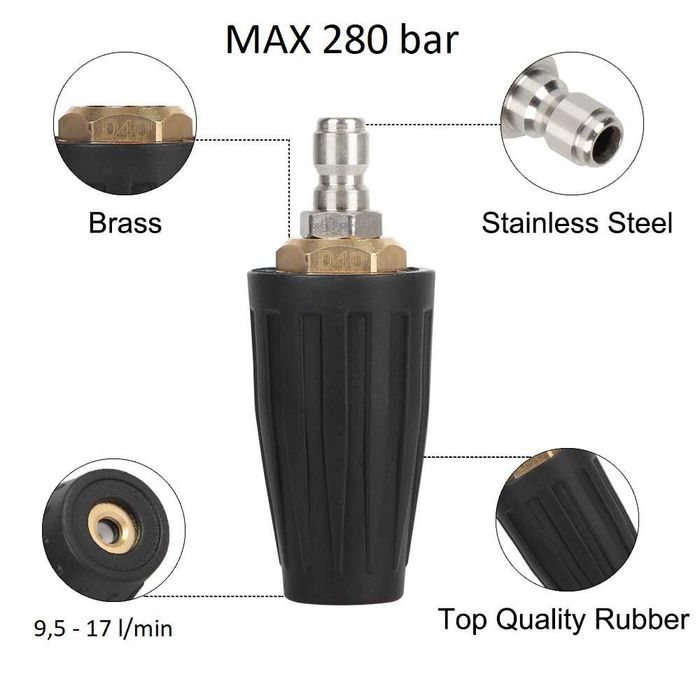 Ротационна Турбо Дюза за всички видове водоструйки НОВА