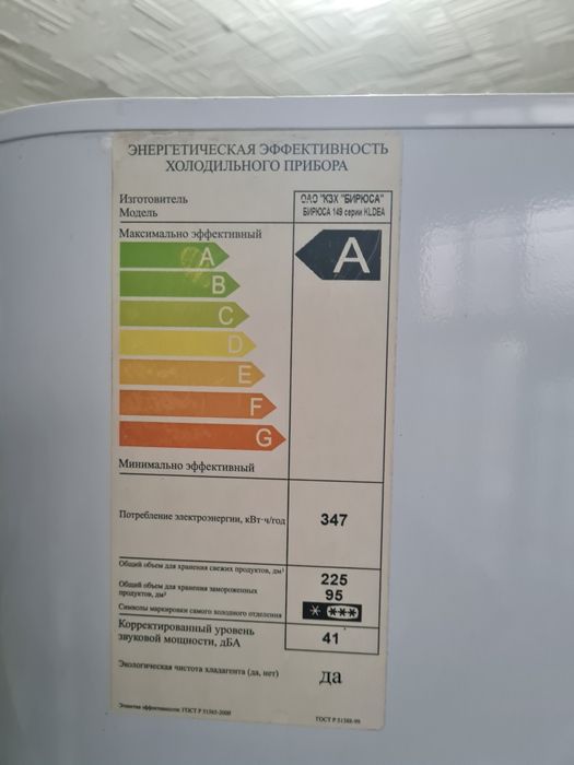 Холодильник бу Бирюза