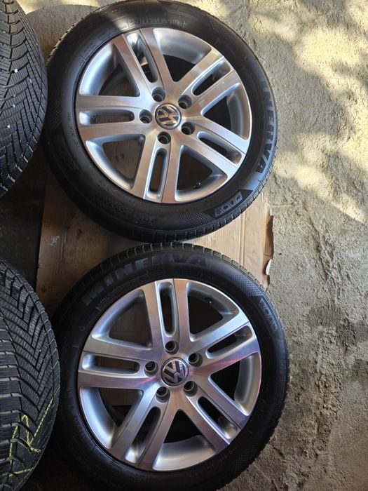 Джанти с гуми 5x112/16 цола VW Golf, Passat, Touran, Caddy