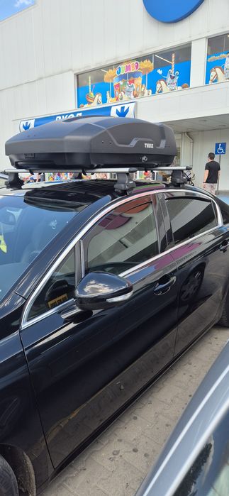 Автобокс Thule Force XT S , Двойно отваряне, 300л, Черен