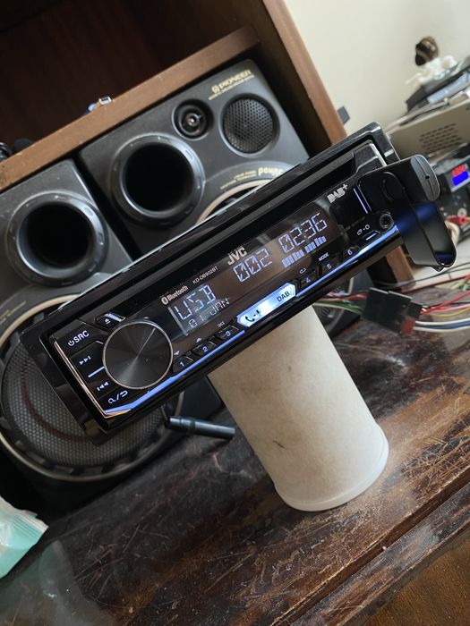 JVC KD-DB902BT - НАЙ ВИСОК КЛАС - 4V!!- USB Bluetooth CD mp3 плеър за кола авто радио сд