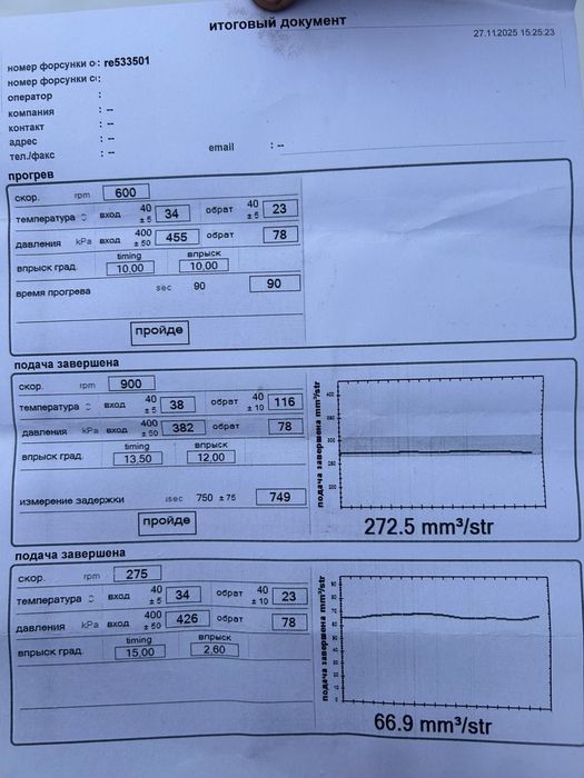 Продам форсунки JOHN DEERE