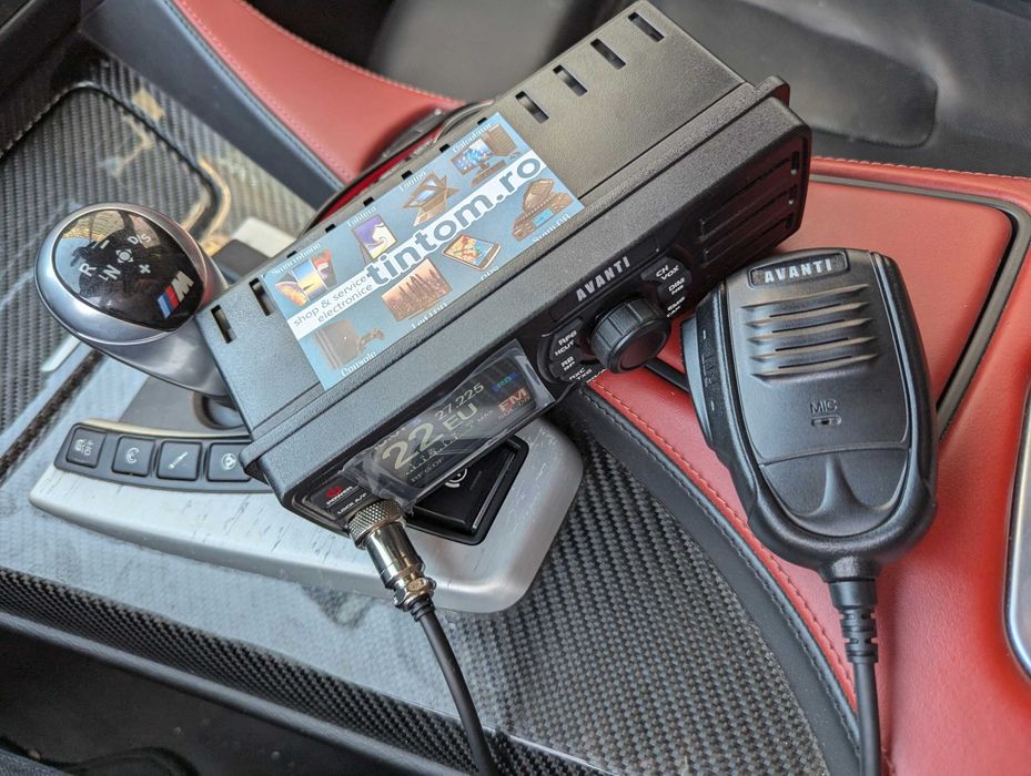 Statie Radio CB Avanti TOTALE 16 1DIN 12V 24V difuzor frontal