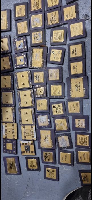 Pini auriti,tranzistori,circuite integrate,bga,procesoare,cipuri