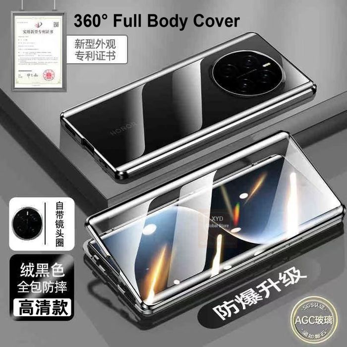 Honor Magic 7 Lite /7 Pro/ Двоен 360° магнитен кейс с камера протектор