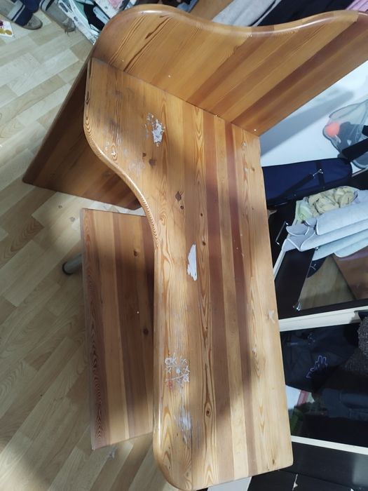 Стол стеллаж деревянный