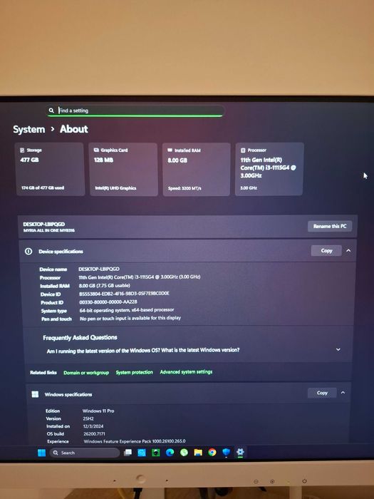PC All-in-one Myria MY8316