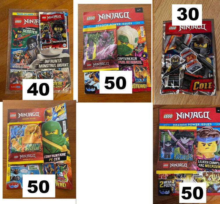 Colectie Reviste LEGO NinjaGO NOU/Sigilate