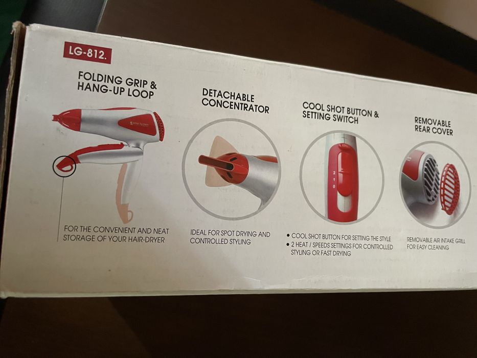 Uscator de pǎr Zepter nou, in ambalaj