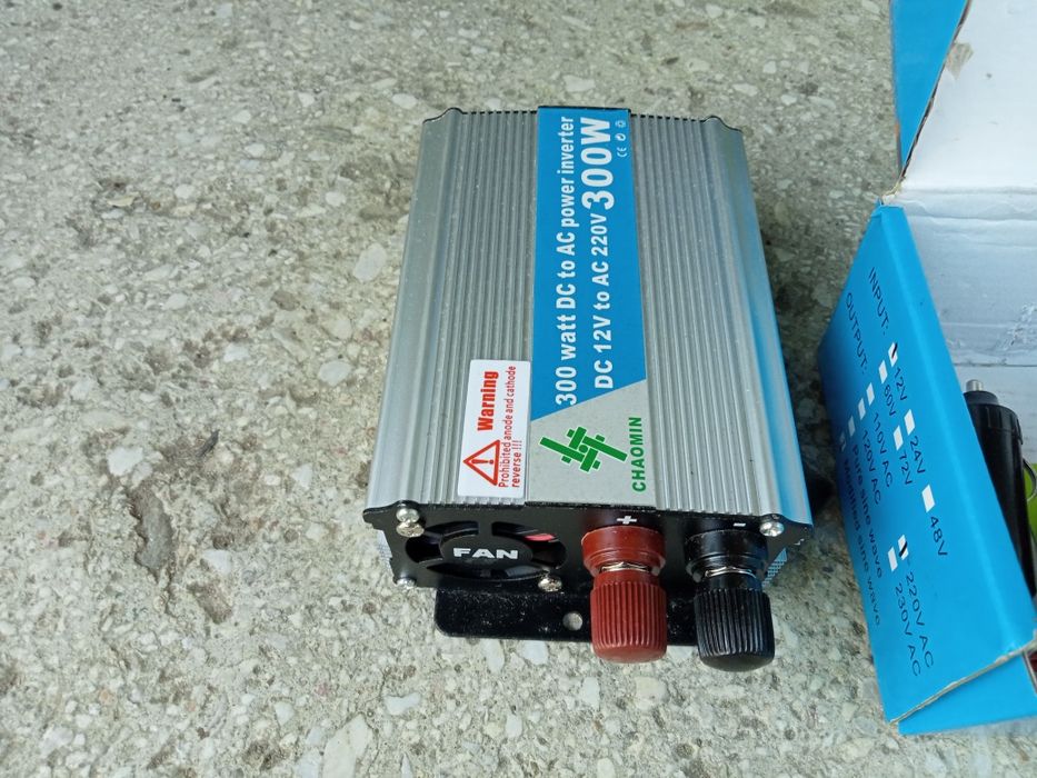 Invertor Tensiune 12v-230v 300w Nou