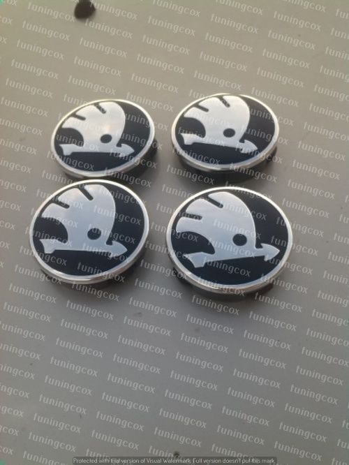 capace janta aliaj skoda negre set de 4 bucati