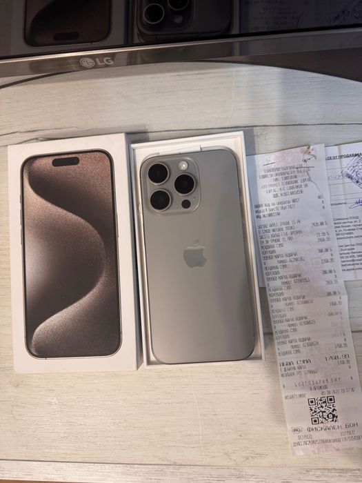 iPhone 15 Pro 128 GB – Natural Titanium