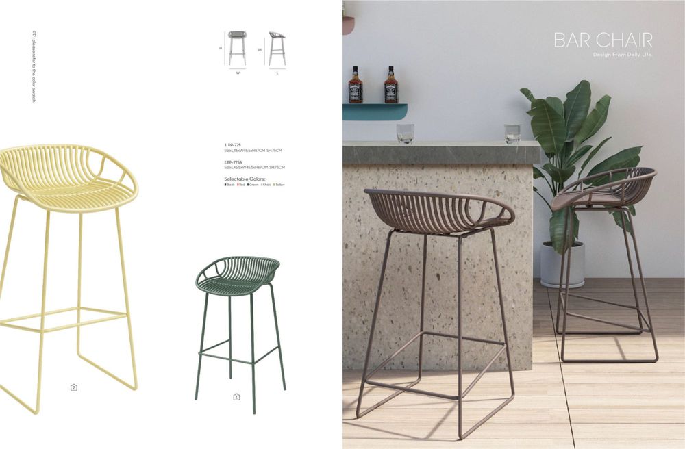 Scaune înalte de BAR pentru HoReCa design modern
