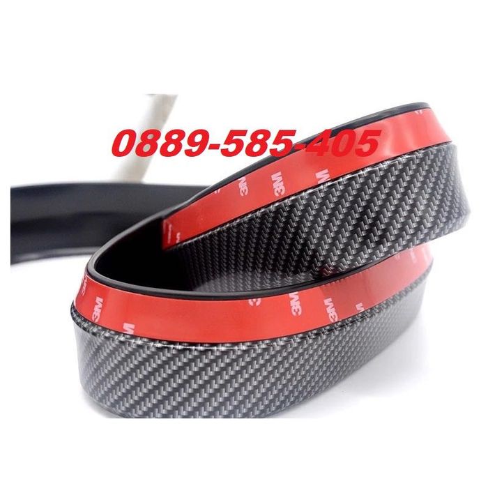 ОРИГИНАЛЕН Тунинг лип спойлер SAMURAI Carbon за кола автомобил броня