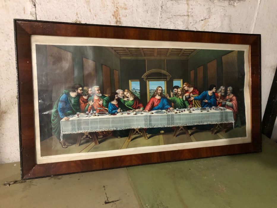 Tablouri religioase vintage – Cina cea de Taină + Sfânta Familie