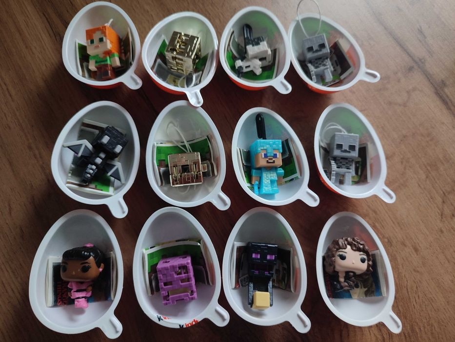 фигурки kinder joy minecraft