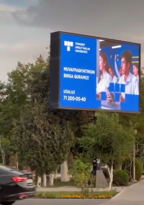Led ekran va bilbordlarda reklama