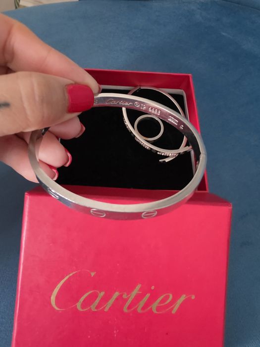 Vand set cartier, 2 brățări si 1 inel!