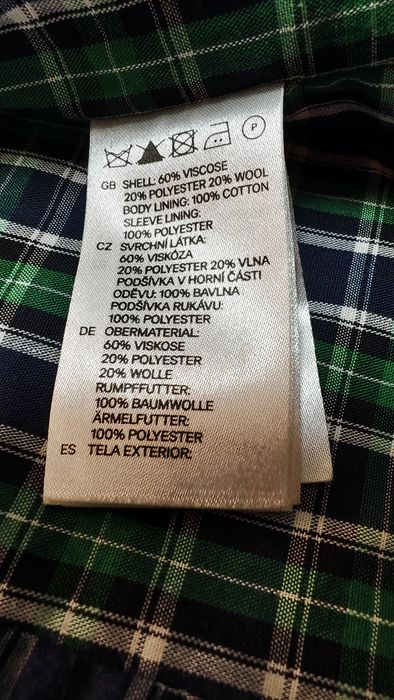 Sacou casual H&M, amestec lana, nou