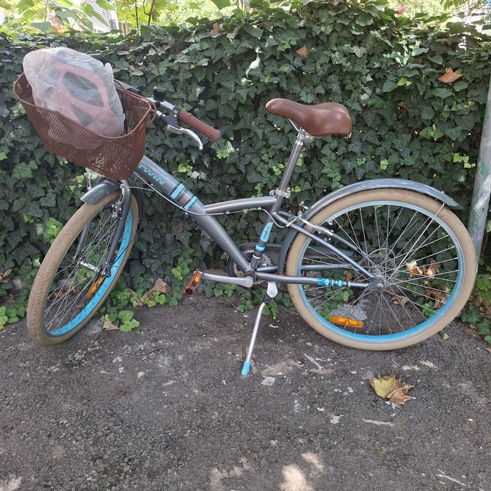 Biciclera copii BTWIN 24 inch  gri