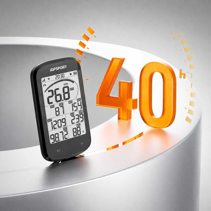 GPS вело компютър IGPSPORT BSC-100 MAX, Дисплей: 3.0", до 40 часа работа, Тегло: 68 г