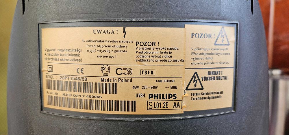Televizor Philips diagonala 54 cm model 20PT1546/58 cu Telecomanda .