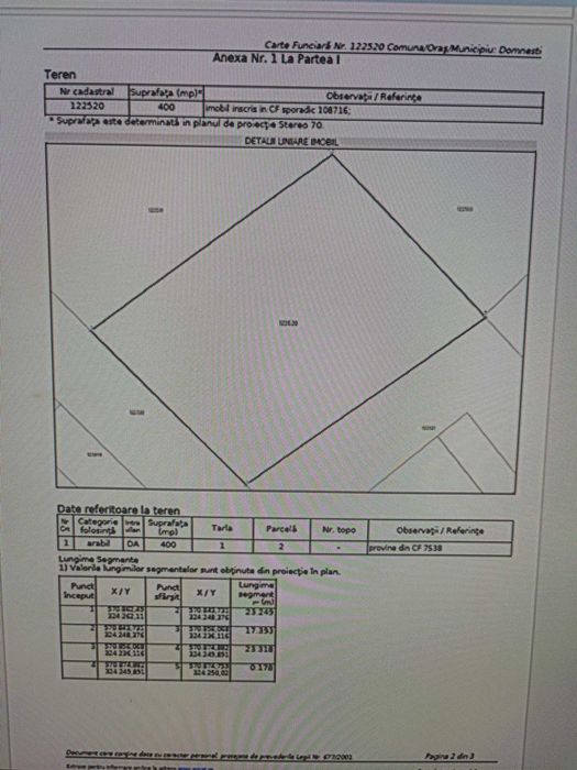 Vand teren 400mp, Domnesti, Ilfov