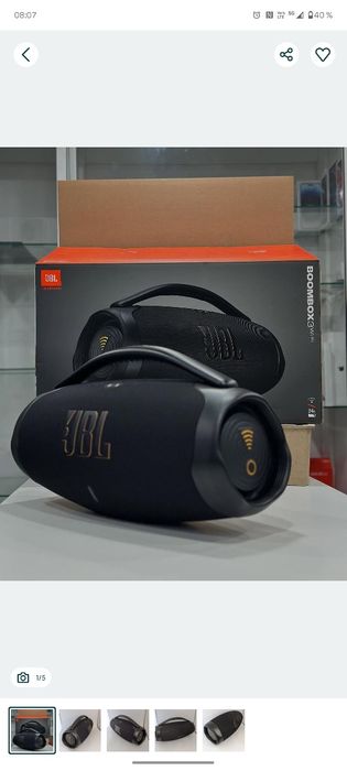 Boxa portabila JBL Boombox 3 Wi-Fi, 180W, Bluetooth,