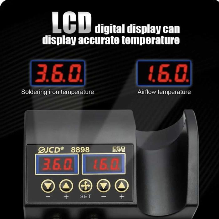 Поялна станция с лед дисплей