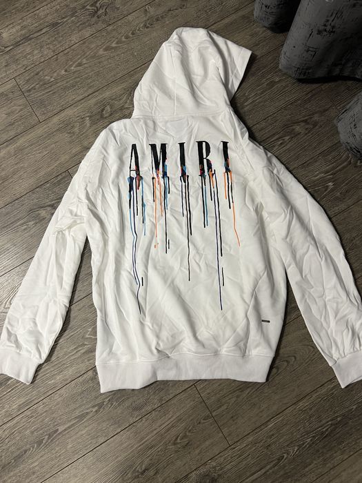 Hanorac amiri alb L-M fit