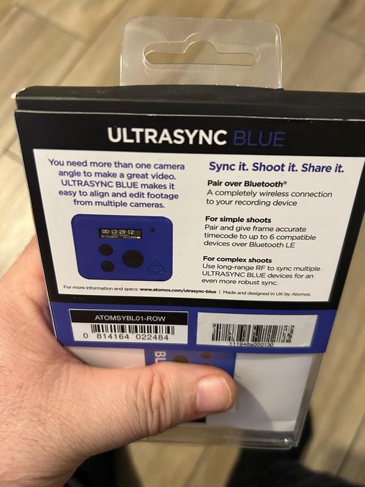 Atomos Ultrasync Blue time code