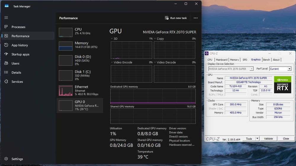 Gigabyte Geforce RTX 2070 Super 3Fan