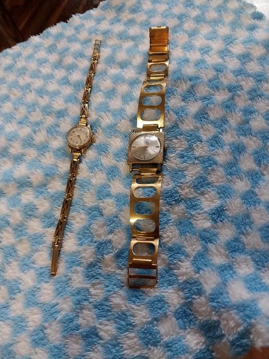 Часы позолоченные механические