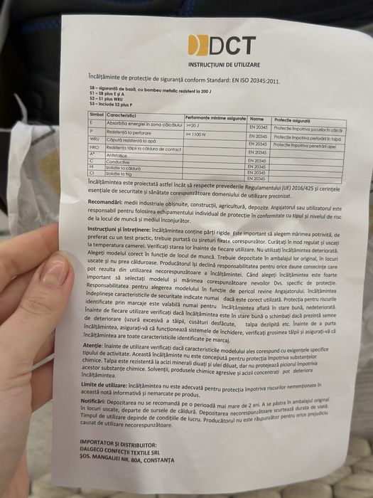 Bocanci de lucru SAM S3