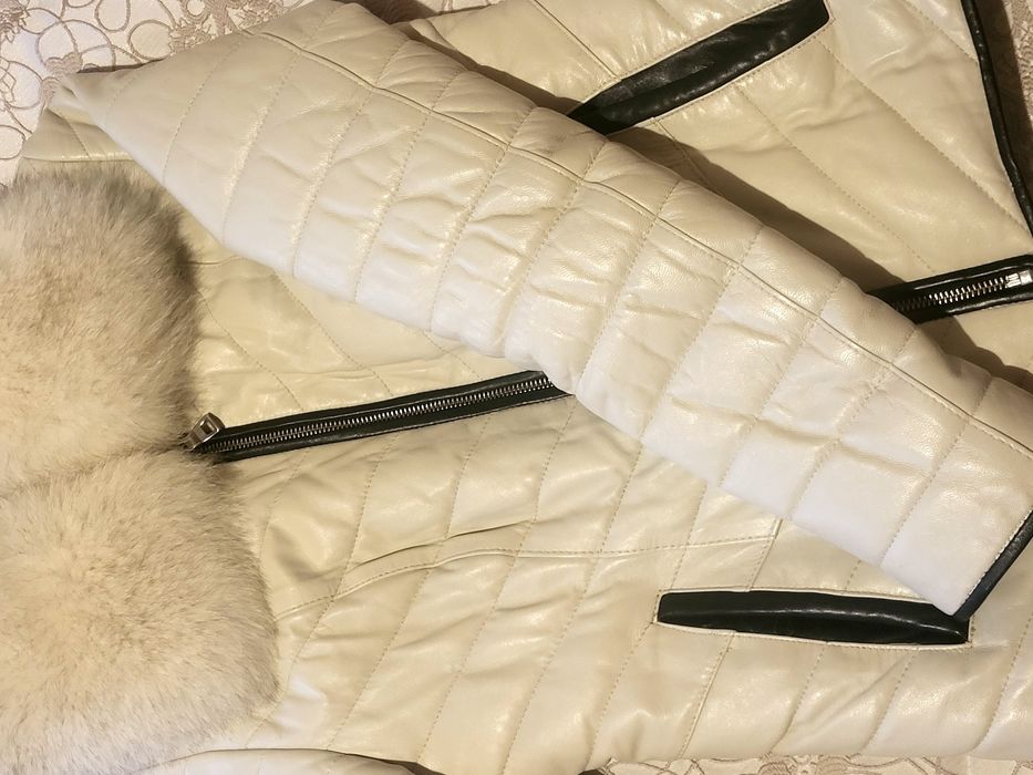 Дамско яке естествена кожа